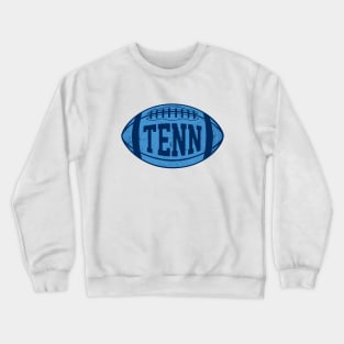 TENN Retro Football - White Crewneck Sweatshirt